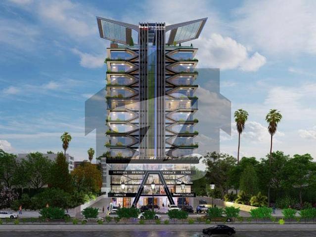 Commercial Shop Available With 15% Rental Annually On Main MM Alam Road Gulberg