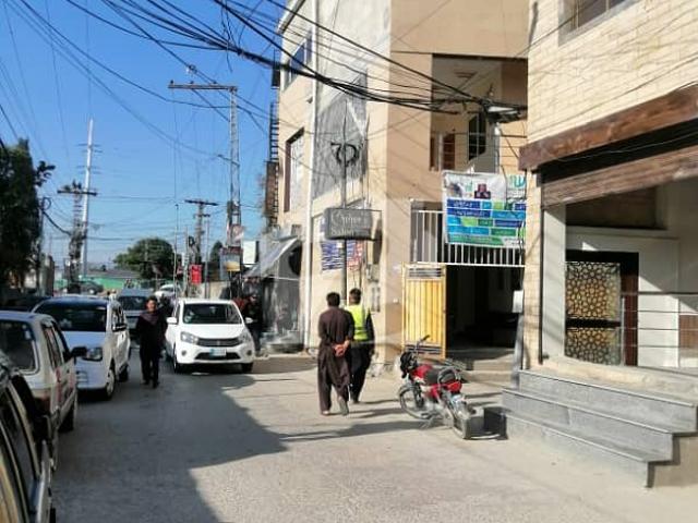 Commercial Shop With Basenent Available For Rent Peshawar Road