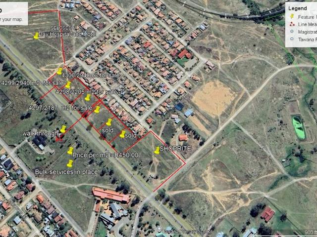 Commercial zoned ERFS in Station rd Selosesha FOR SALE