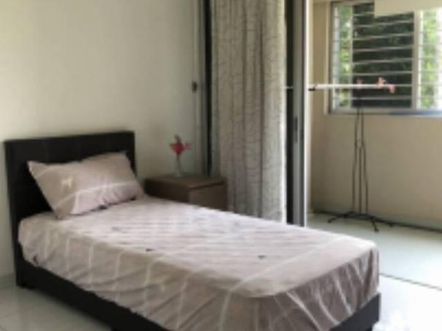 Common Bedroom with balcony in Co living environment