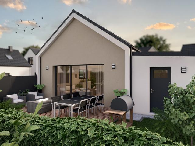 COMMUNE PLAIN PIED 85m² 3 Chambres