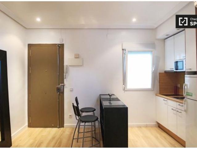 Cómodo apartamento de 1 dormitorio con aire acondicionado para alquilar en lavapiés ecléctico