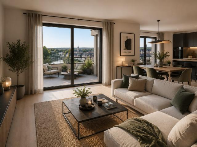 COMPIÈGNE / VENETTE – 3 PIECES DERNIER ÉTAGE AVEC TERRASSE PLEIN SUD OUEST 3 pièces, 70 m²