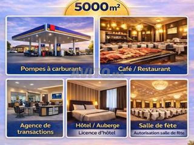 Station service et Complexe commercial