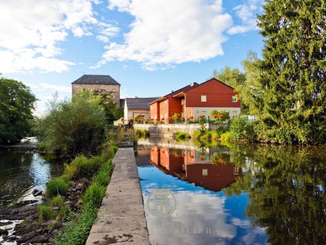 Complexe immobilier avec moulin, restaurant, bar et maison d'habitation
