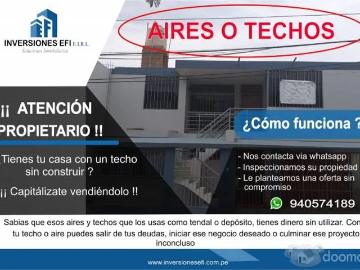 COMPRO AIRES, TECHOS O AZOTEAS
