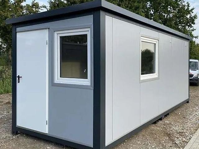 Container adibito a ufficio 6,00 x 2,40 con WC, doccia e cucina