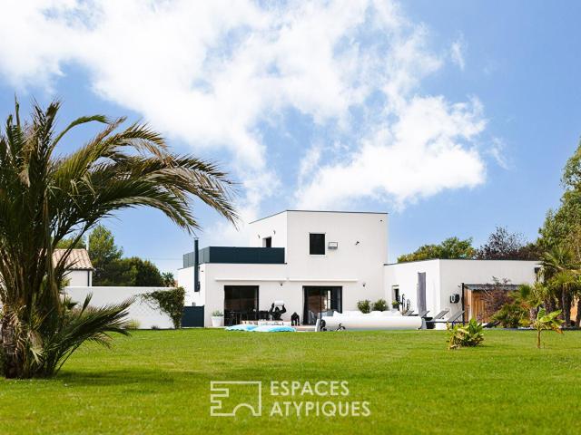 Contemporaine au parc paysagé 168m² Aigrefeuille D'aunis