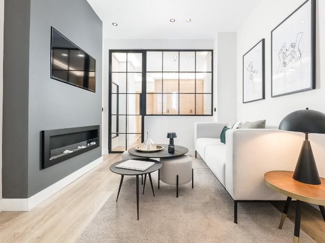 Contemporary ground floor apartment for rent in Madrid