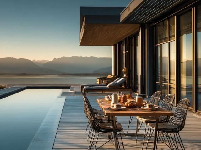 Contemporary house of 380m2 of high standing Lake view Nyon region