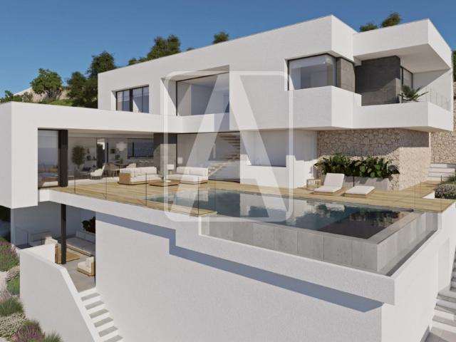 Con inmejorables vistas al mar, esta impresionante y lujosa. 470m² Benitachell