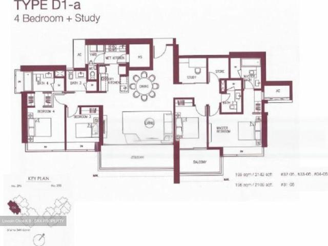 Concourse Skyline D7, Apartment