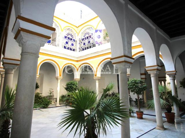 CONDE DE BARAJAS. Exclusivo apartamento en alquiler en una magnífica Casa Palacio del centro de Sevilla