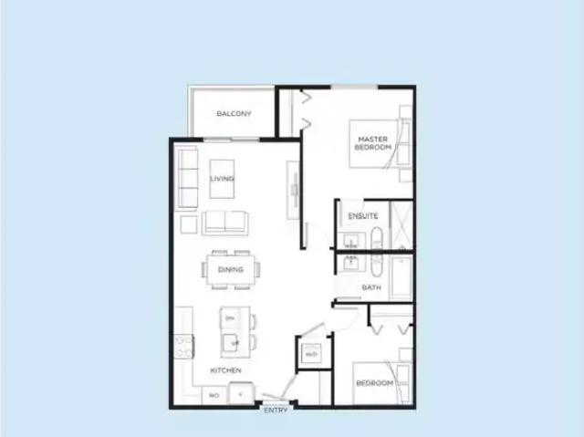 Condo 2 Bedroom For Rent Surrey BC 2200 ES101789968