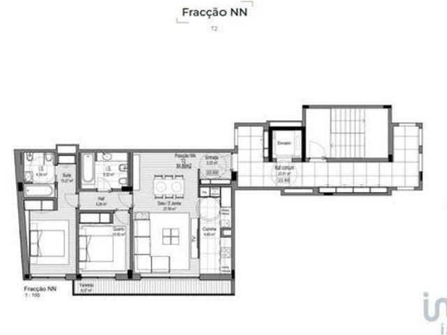 Condo 2 quarto, Espinho Aveiro DLS89179120