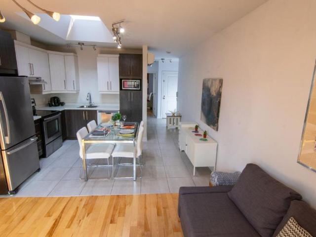 Condo 3 1/2 lumineux avec deux terrasses privées dans Ville Marie