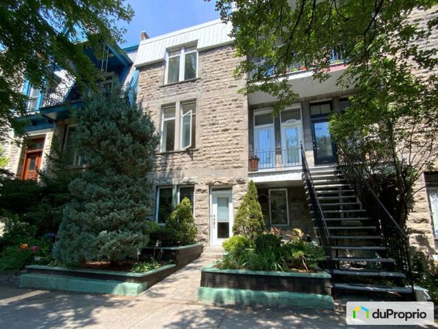 Condo à vendre Le Plateau Mont Royal 3 chambres 1 salle de bain #1010