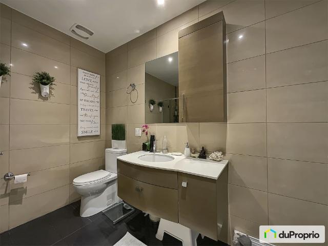 Condo à vendre Mont Royal 2 chambres 2 salles de bain #1107