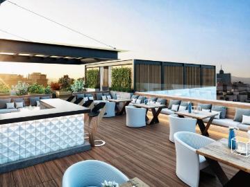 Condo con balcon, roof top, Gimnasio, Roma, CDMX