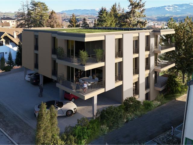 Condominium apartment with 4.5 rooms on sale in Villars sur Glâne 92 m² | dreamo. Ch
