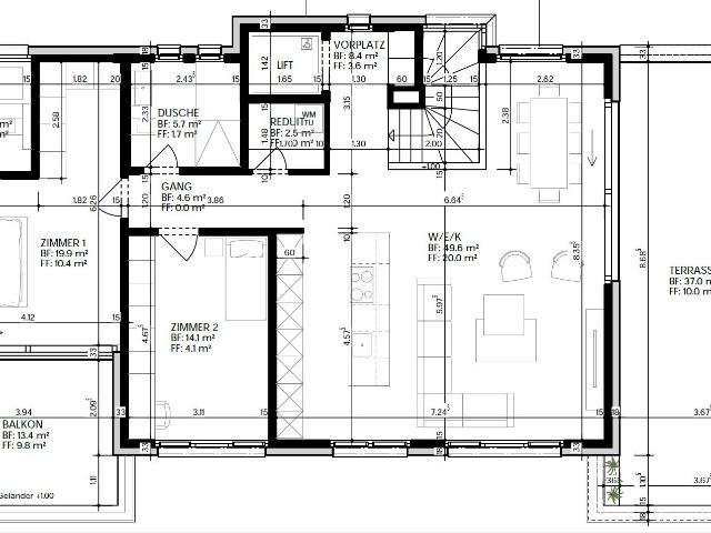 Condominium apartment with 4.5 rooms on sale in Frenkendorf 136 m² | dreamo. Ch