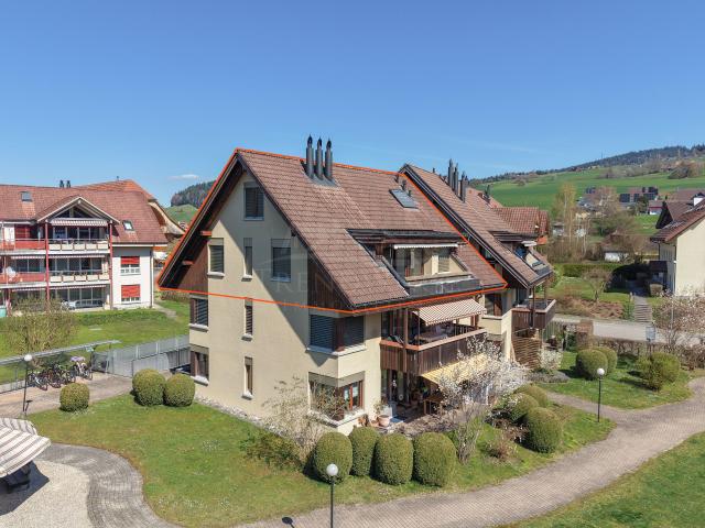 Condominium apartment with 5.5 rooms on sale in Freimettigen 105 m² | dreamo. Ch