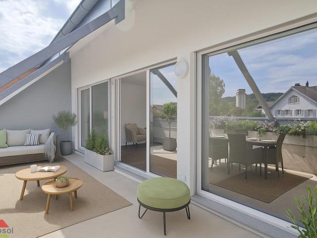 Condominium apartment with 3.5 rooms on sale in Corcelles près Payerne 85 m² | dreamo. Ch