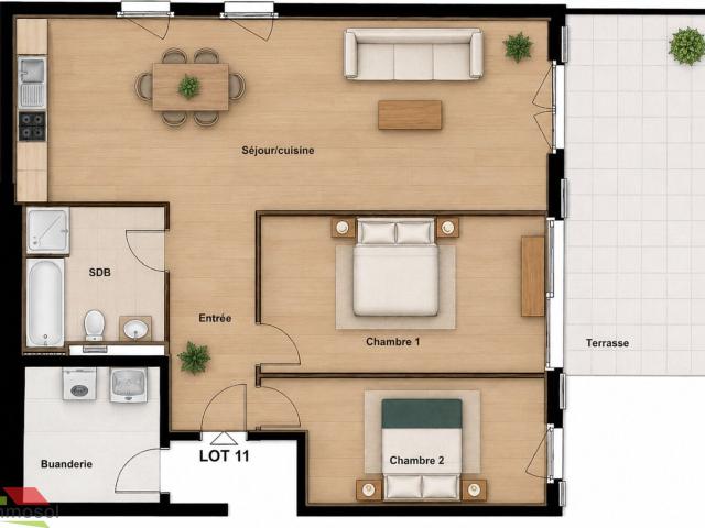 Condominium apartment with 3.5 rooms on sale in Ollon VD 85 m² | dreamo. Ch