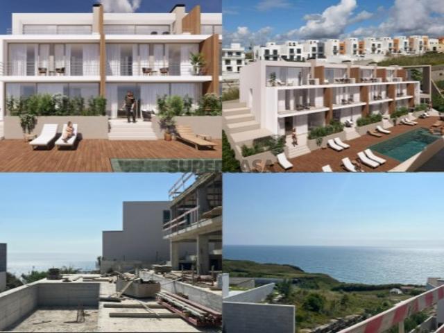 Condomínio de 9 apartamentos T3 duplex frente ao mar e muito próximo das praias, na Atalaia Lourinhã