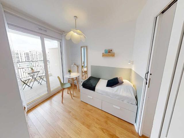 Confortable chambre individuelle avec salle de bain privée