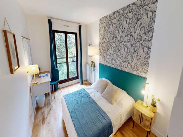 Confortable chambre individuelle avec salle de bain privée