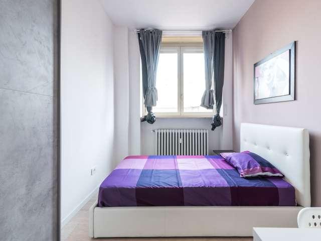 Confortevole stanza in affitto, appartamento con 12 camere da letto, Ghisolfa
