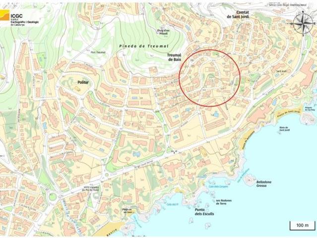 Conjunto de 3 parcelas edificables en urbanizacion de Calonge