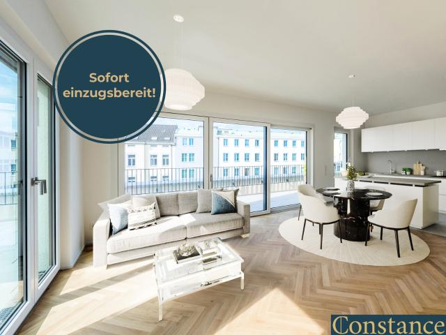 Constance: Traumhaftes Penthouse mit umlaufender Dachterrasse und 5 Zimmern
