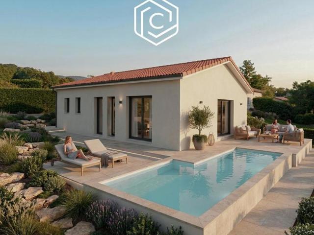 Construction d'une maison de 85 m² avec terrain à St Didier de Formans 01