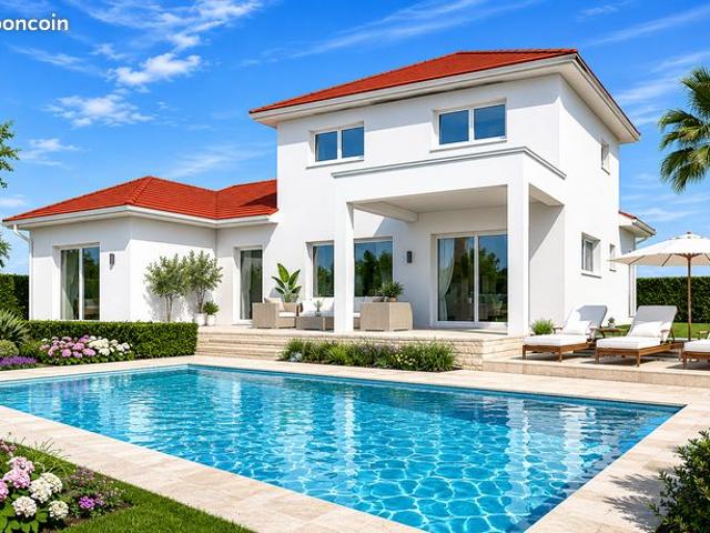 Construction moderne de 123 m² habitables + Garage