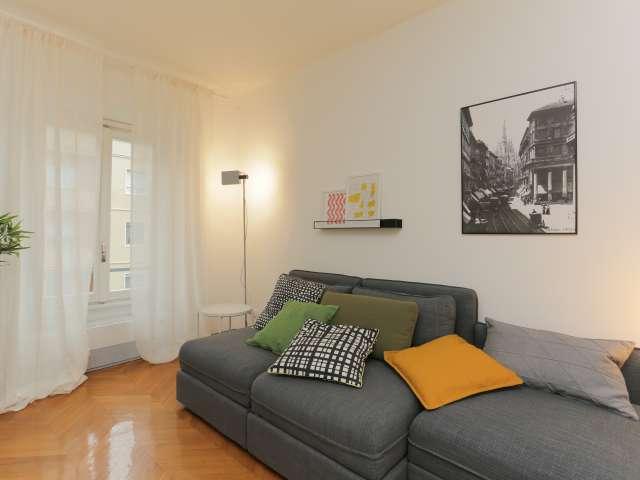 Cool appartamento con 1 camera da letto in affitto a Centrale, Milano