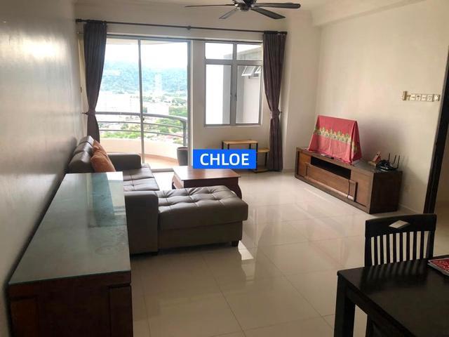 Coastal Tower 1200sf Full Furnished 2 Carpark Tanjung Bungah