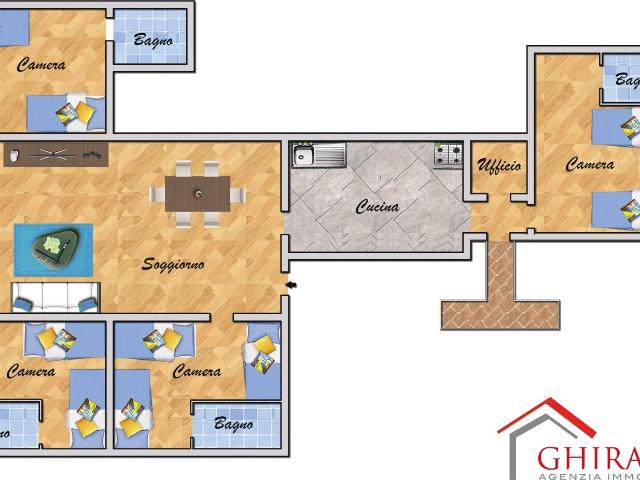 Codice 3174 Appartamento affitto a Genova | Agenzia Ghirardi sas