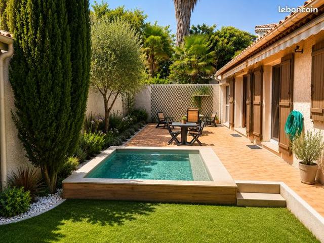 Coeur vallon de Toulouse: Maison plain pied 115 m² + Jardin piscinable sans vis à vis