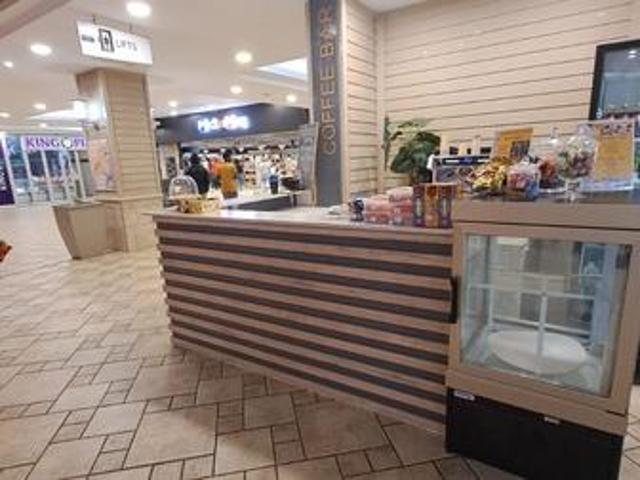 coffee kiosk on the market in hatfie.