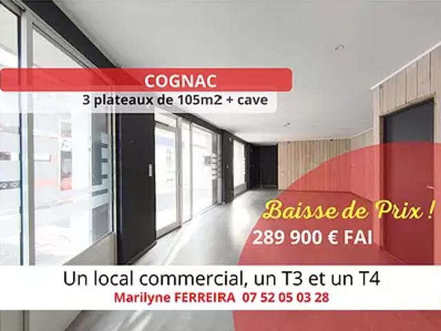 Cognac 16100 Achat / Vente immeuble