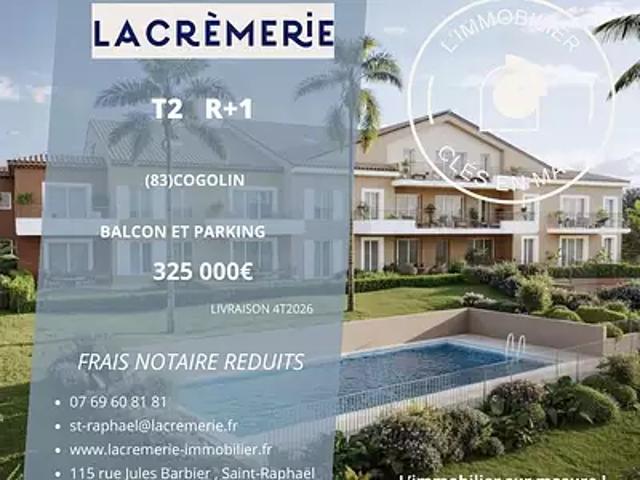 Cogolin 83310 Achat / Vente appartement 2 pièces t2 piscine
