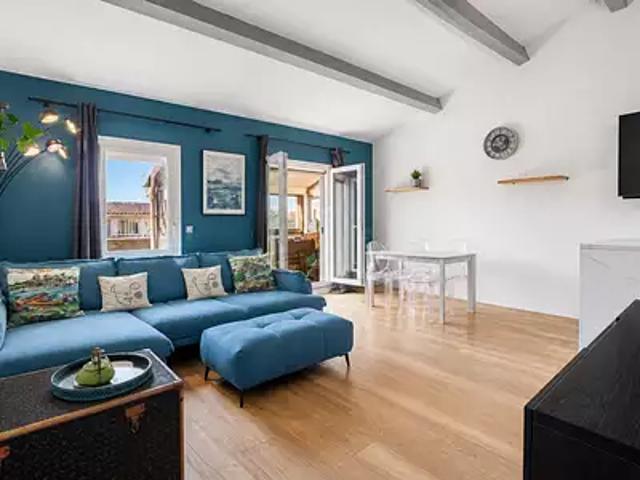 Cogolin 83310 Achat / Vente appartement 3 pièces t3 au dernier étage terrasse
