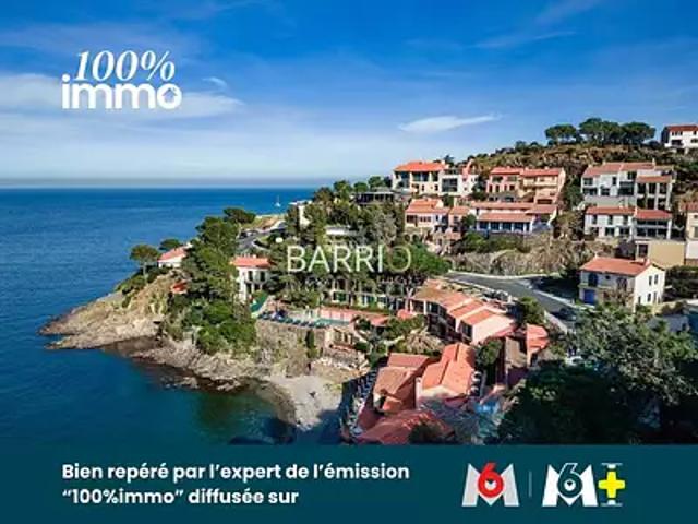 Collioure 66190 Achat / Vente maison 4 pièces t4 terrasse parking