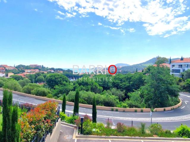 Collioure, appartement de type 2 de 46m² avec vue mer, terrasse