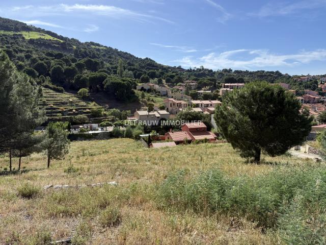 COLLIOURE TERRAIN À BÂTIR 487M2 VILLA 4 FACES