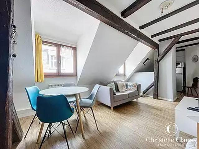 Colmar 68000 Location appartement 2 pièces t2 au dernier étage