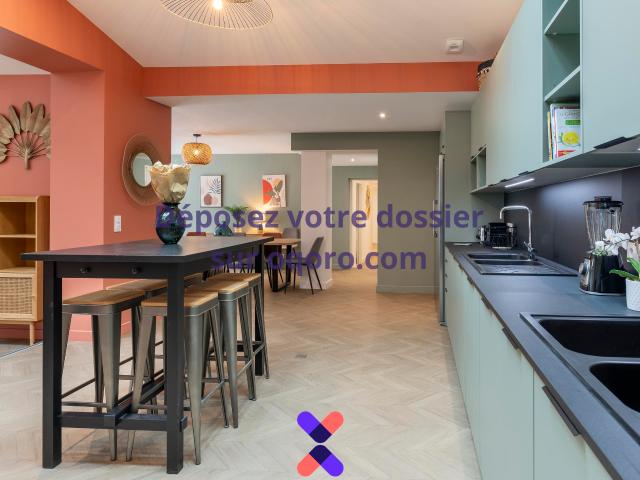 Colocation meublée de 356.84m2 625€ 69500 Bron