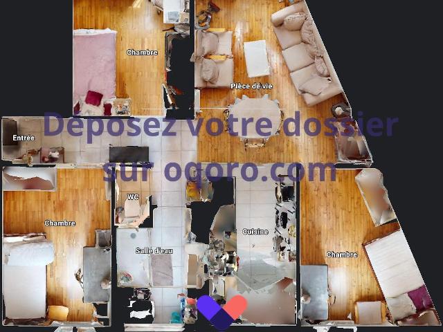 Colocation meublée de 60.0m2 490€ 44000 Nantes